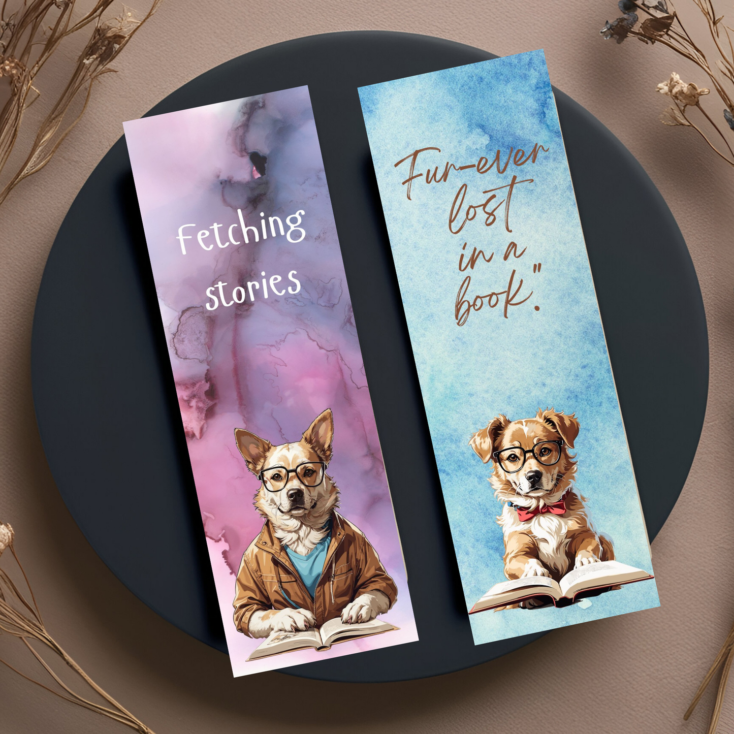 Paws and Pages Bookmarks - Set of 4