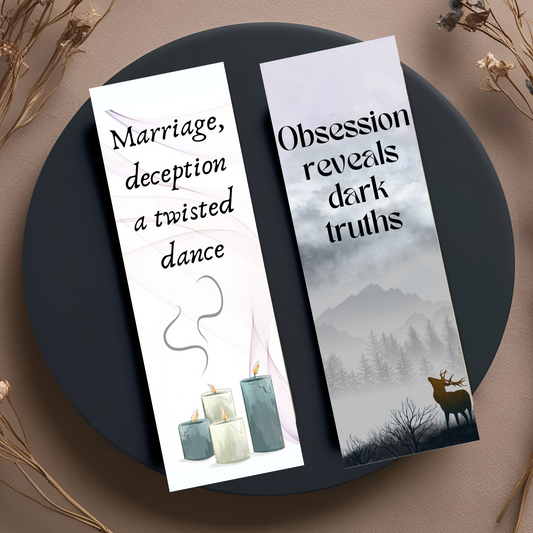 Halloween Mystery Bookmarks - Set of 7