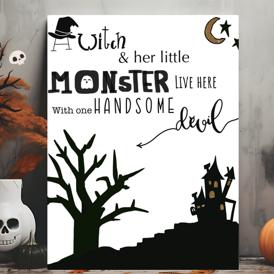 Adult Halloween Bundle – Wall Art & Bookmarks