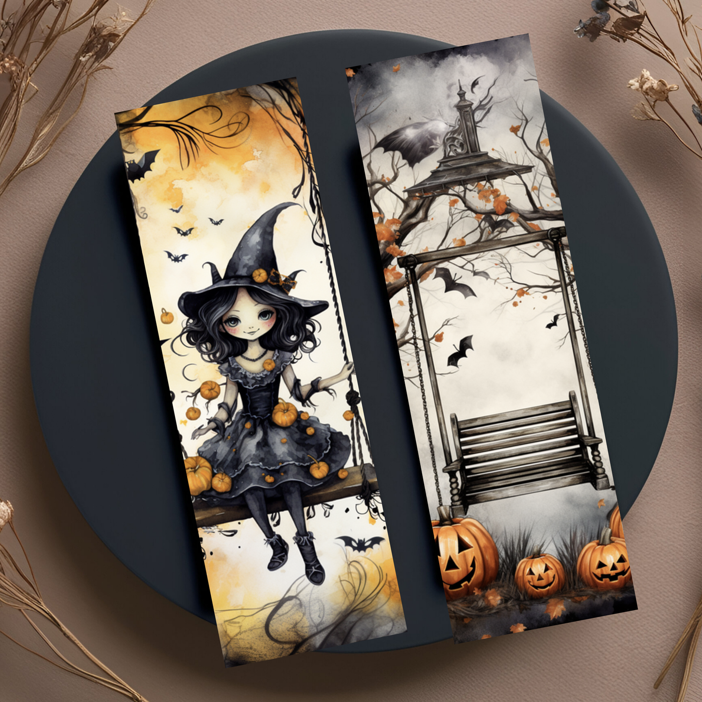 Adult Halloween Bundle – Wall Art & Bookmarks