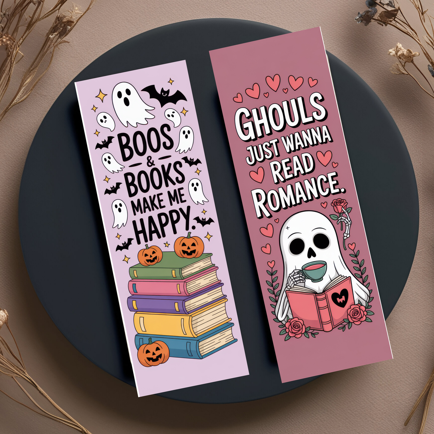 Kids Halloween Printable Bundle | Bookmarks, Lunch Notes & Wall Art