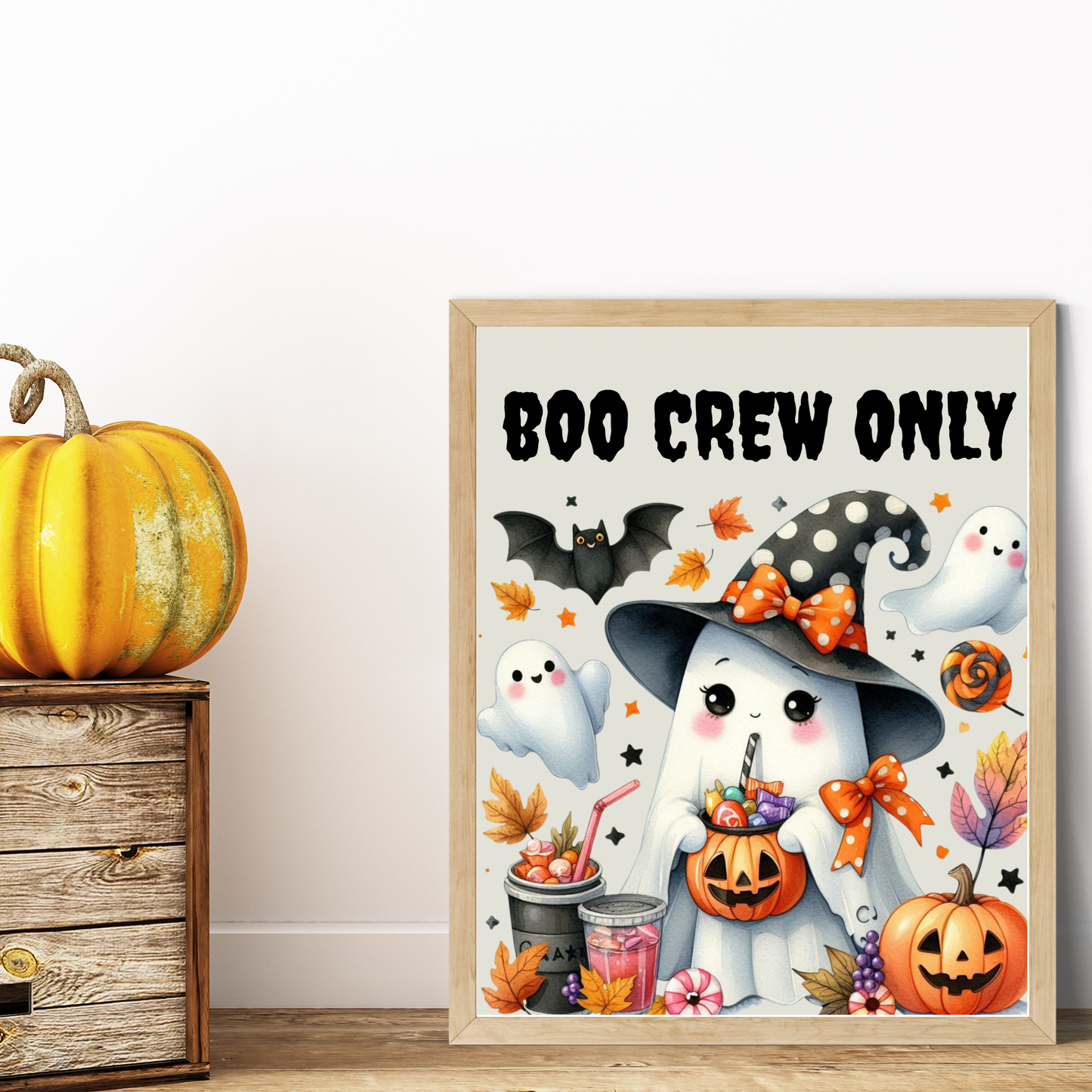 Kids Halloween Printable Bundle | Bookmarks, Lunch Notes & Wall Art
