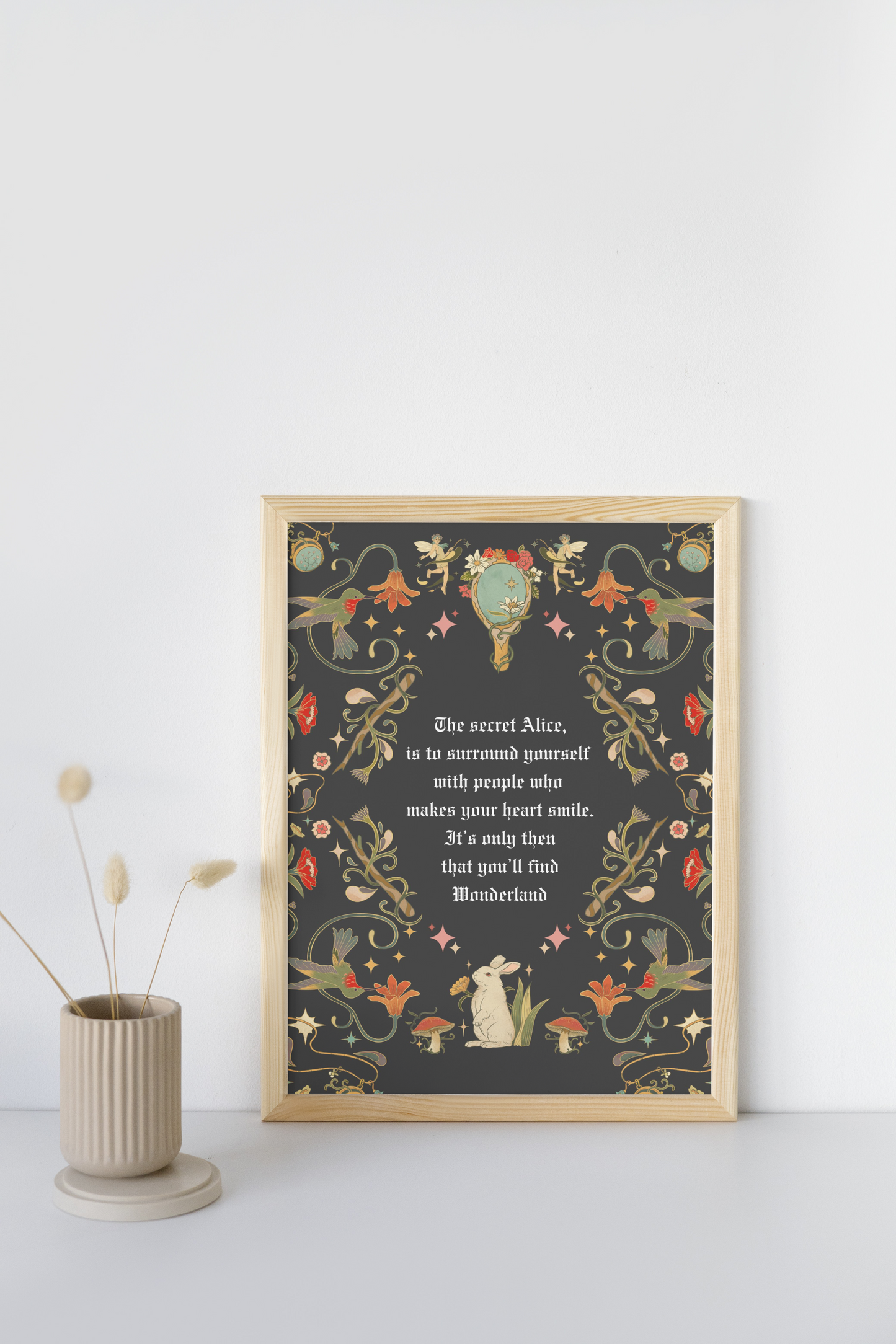 Alice in Wonderland Quote Wall Art
