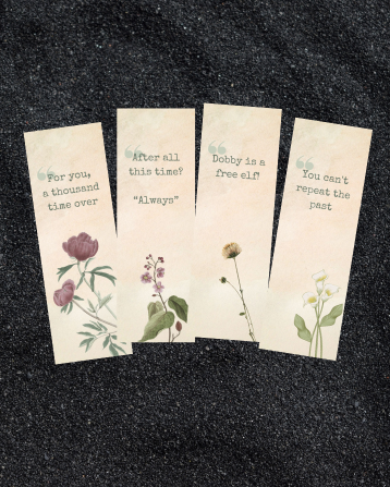 Tragedy Hero Bookmarks - Set of 4