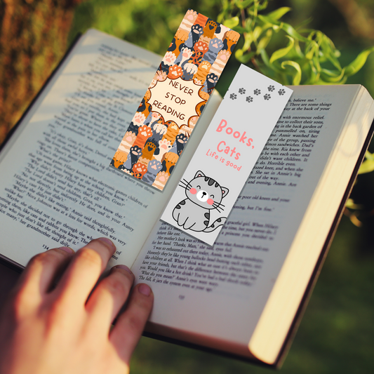 Cute Cats Bookmark - Set of 5