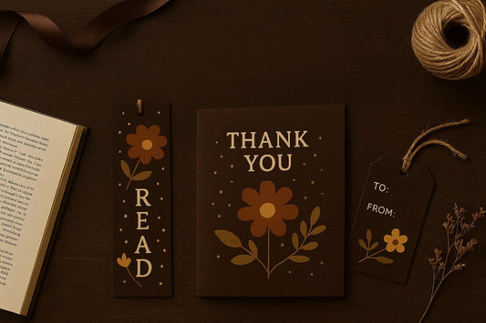 Custom Bookmark Printables + Printable Packaging: Create Full Gift-Box Experience