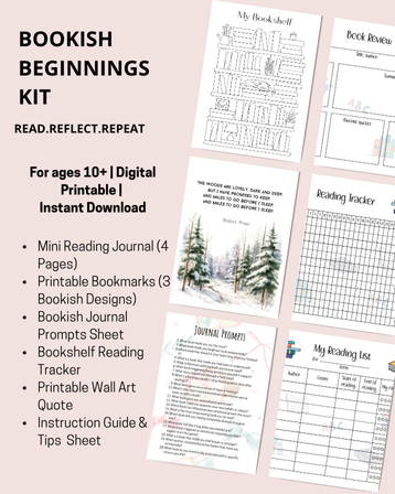 Bookish Beginnings Kit -Perfect for ages 8–14