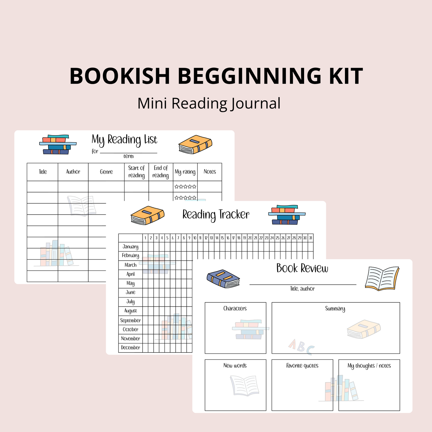 Bookish Beginnings Kit -Perfect for ages 8–14