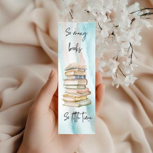 So Many Books  Bookmark