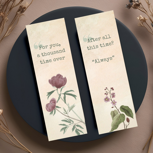 Tragedy Hero Bookmarks - Set of 4