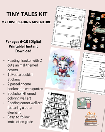 Tiny Tales Kit -For curious little readers (Ages 6–10)
