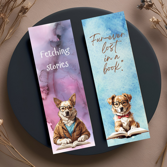 Paws and Pages Bookmarks - Set of 4