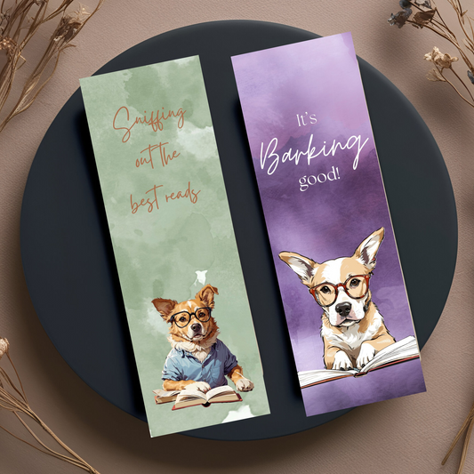 Paws and Pages Bookmarks - Set of 4