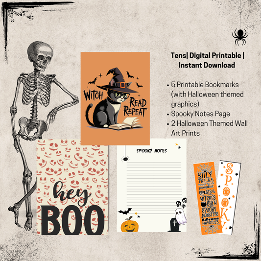 Teen Halloween Bundle – Printables for Spooky Fun