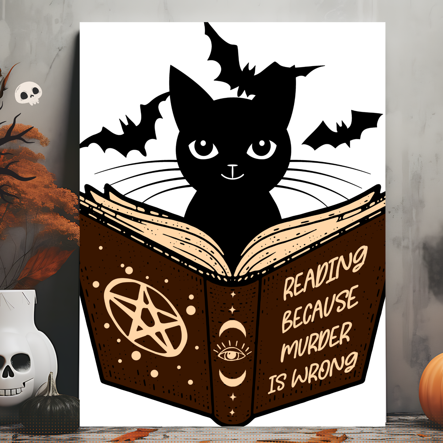 Adult Halloween Bundle – Wall Art & Bookmarks