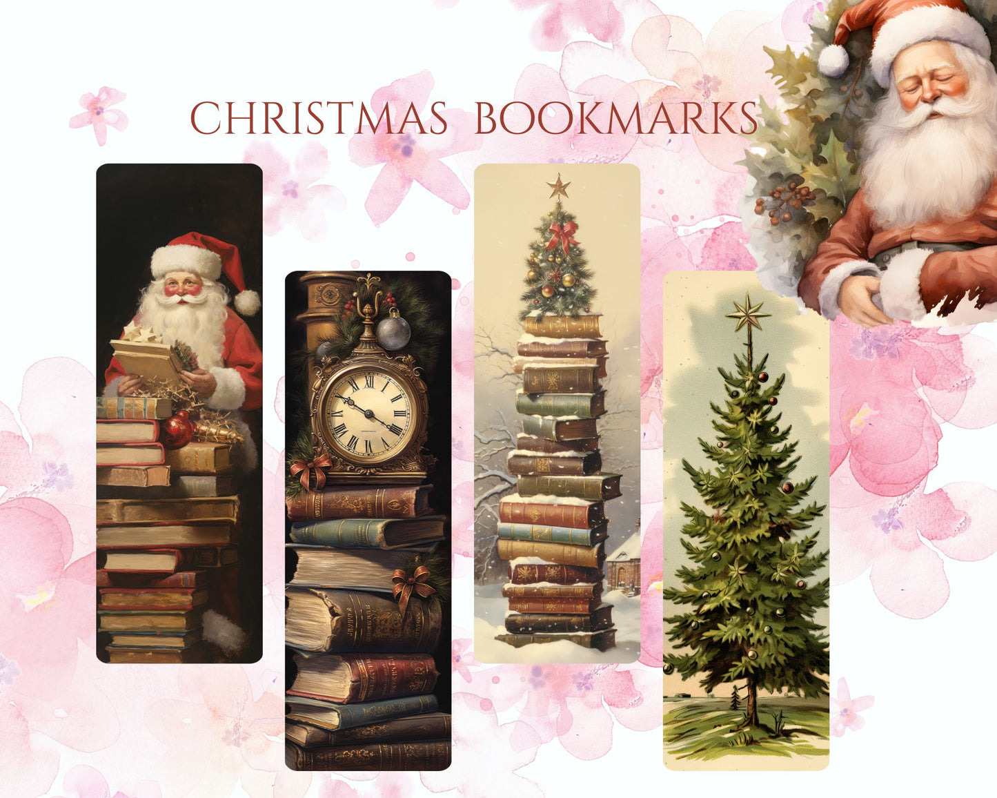 Festive Christmas Bookmarks