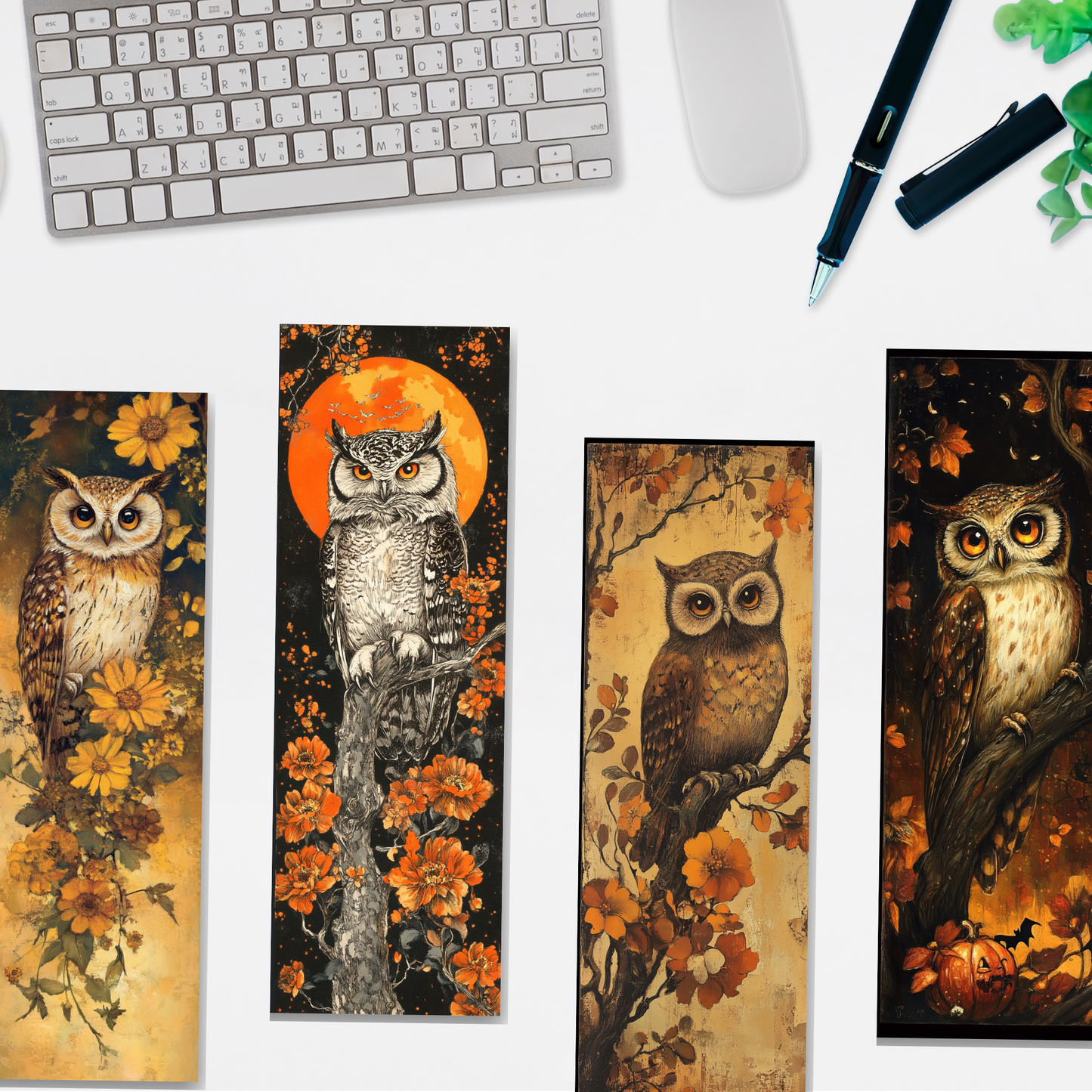 Mystical Owl Bookmarks