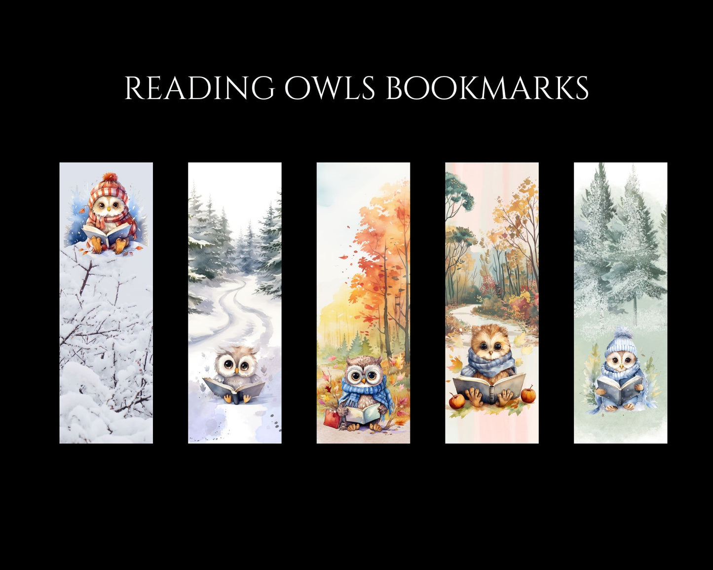 Wise Owl Bookmarks