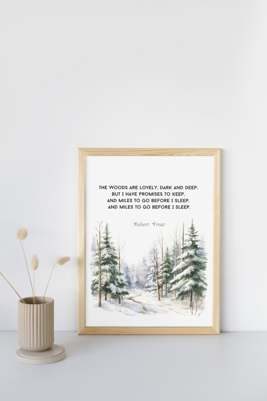 Robert Frost Quote Wall Art