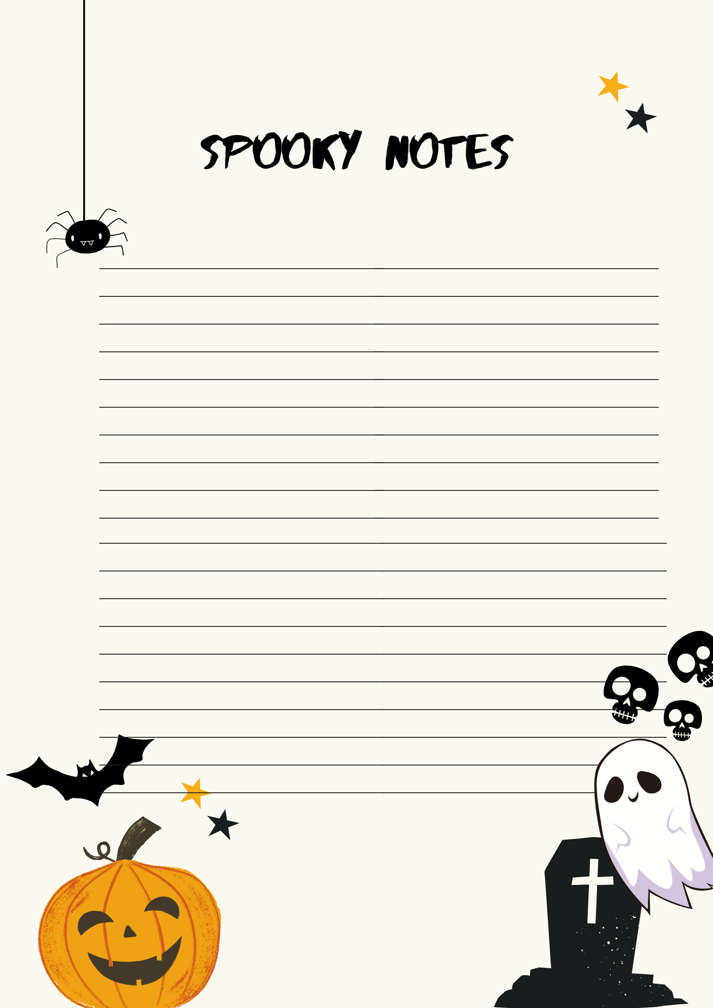 Teen Halloween Bundle – Printables for Spooky Fun