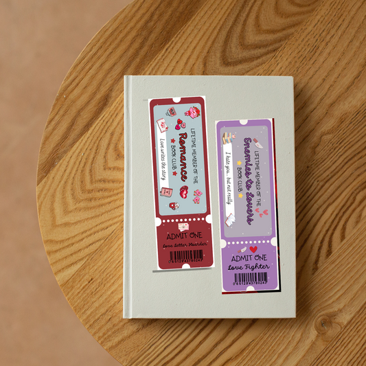Romance Book Club Bookmarks – 12 Tropes Set