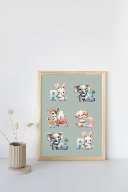 Kids' Reader Wall Art