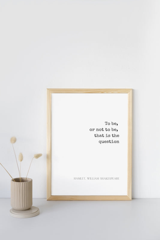 Shakespeare Quote Wall Art