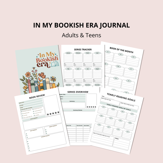 In my Bookish Era Journal -29 Unique Pages